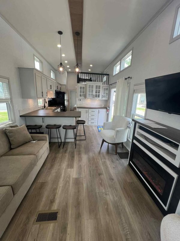 The Modern Tiny Home with Split Loft – Smart Space, Timeless Style (H33SL)